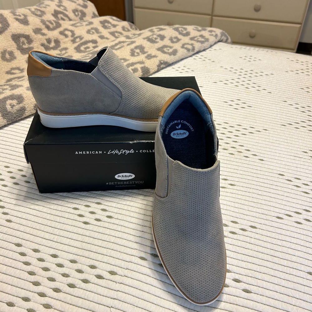 Gray comfy shoes